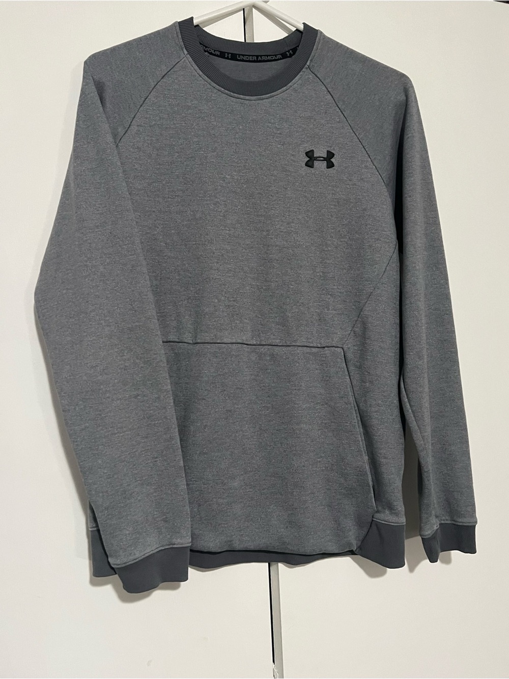 Under Armour Charcoal Gray Crewneck Pullover